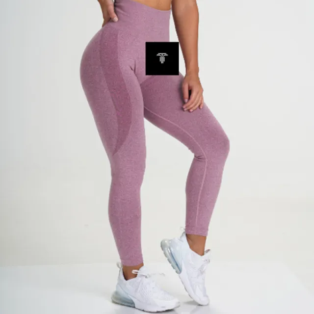 Seamless Yoga Suit And Tight Yoga Pants Light Bean Paste - Shop at LoveMi