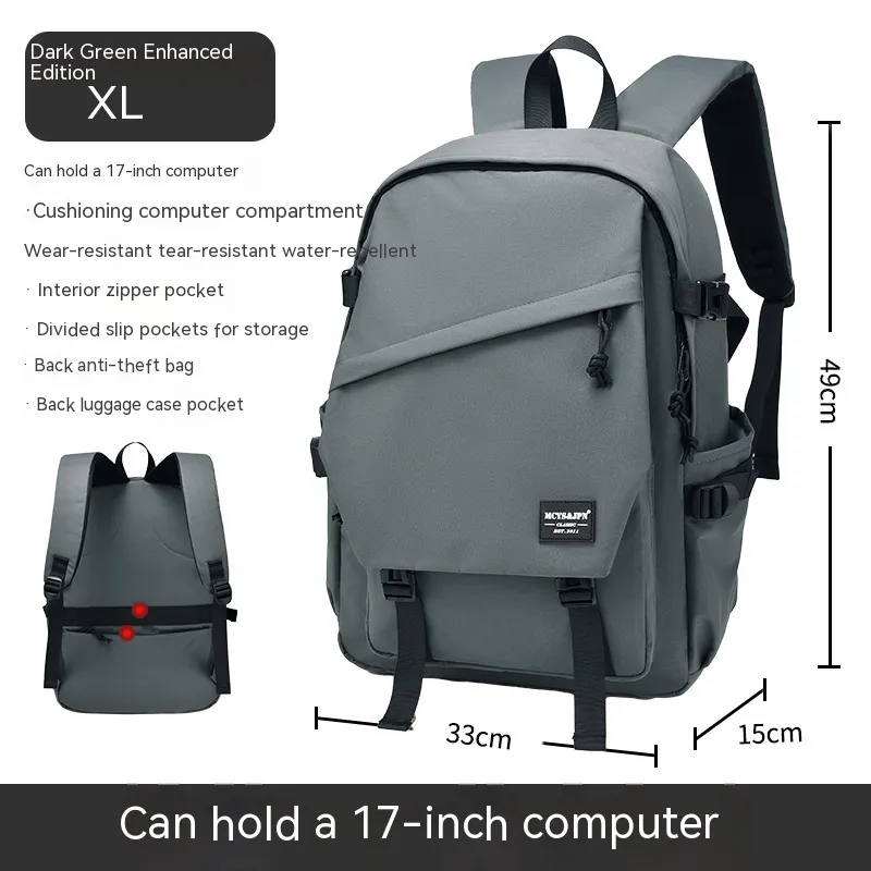 Large Capacity Travel Backpack Outdoor - Green