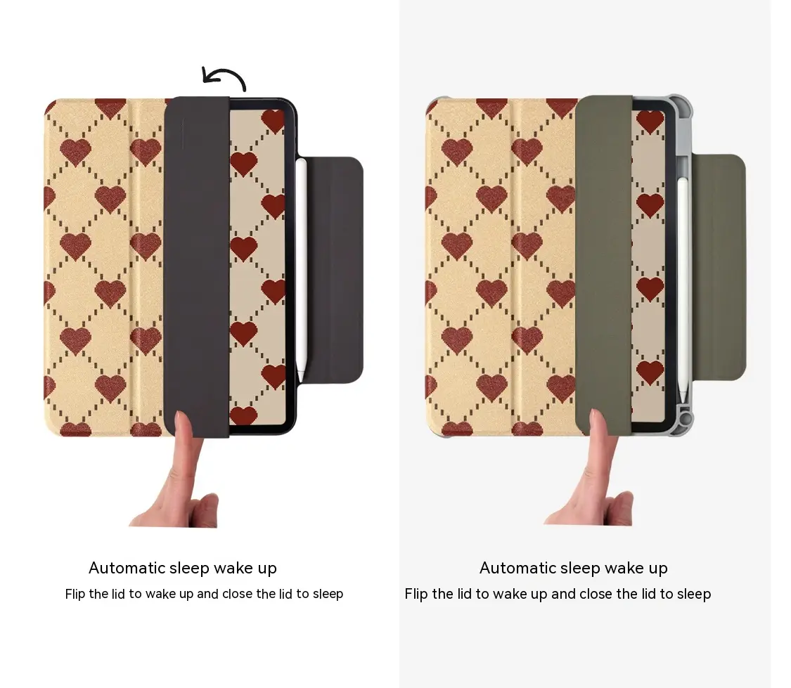 Double-sided Magnetic Flat Shell Love Retro