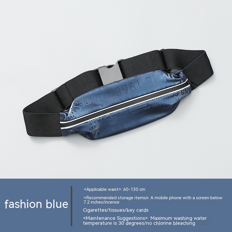 Stylish Blue Letter Print