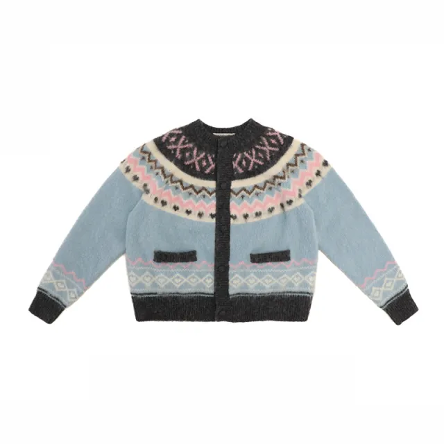 Lazy Wind Soft Glutinous Sweater Diamond Cardigan - Shop at LoveMi