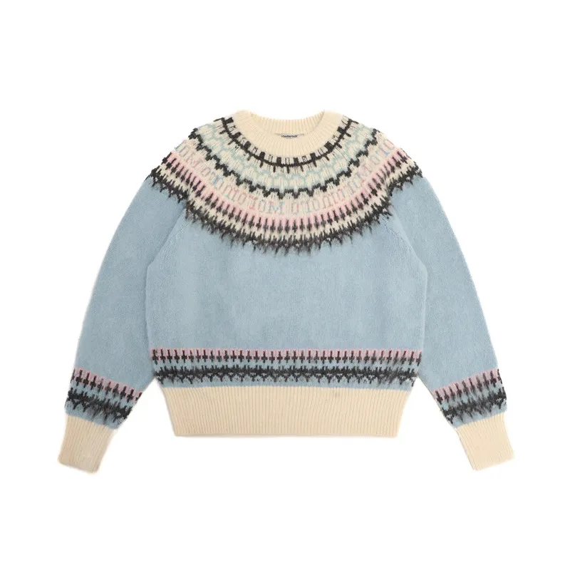 Lazy Wind Soft Glutinous Sweater - Sweater-S - View 1