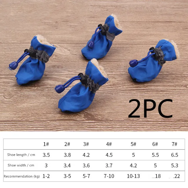 Pet shoes dog soft soled shoes Blue 2Pc - Shop at LoveMi