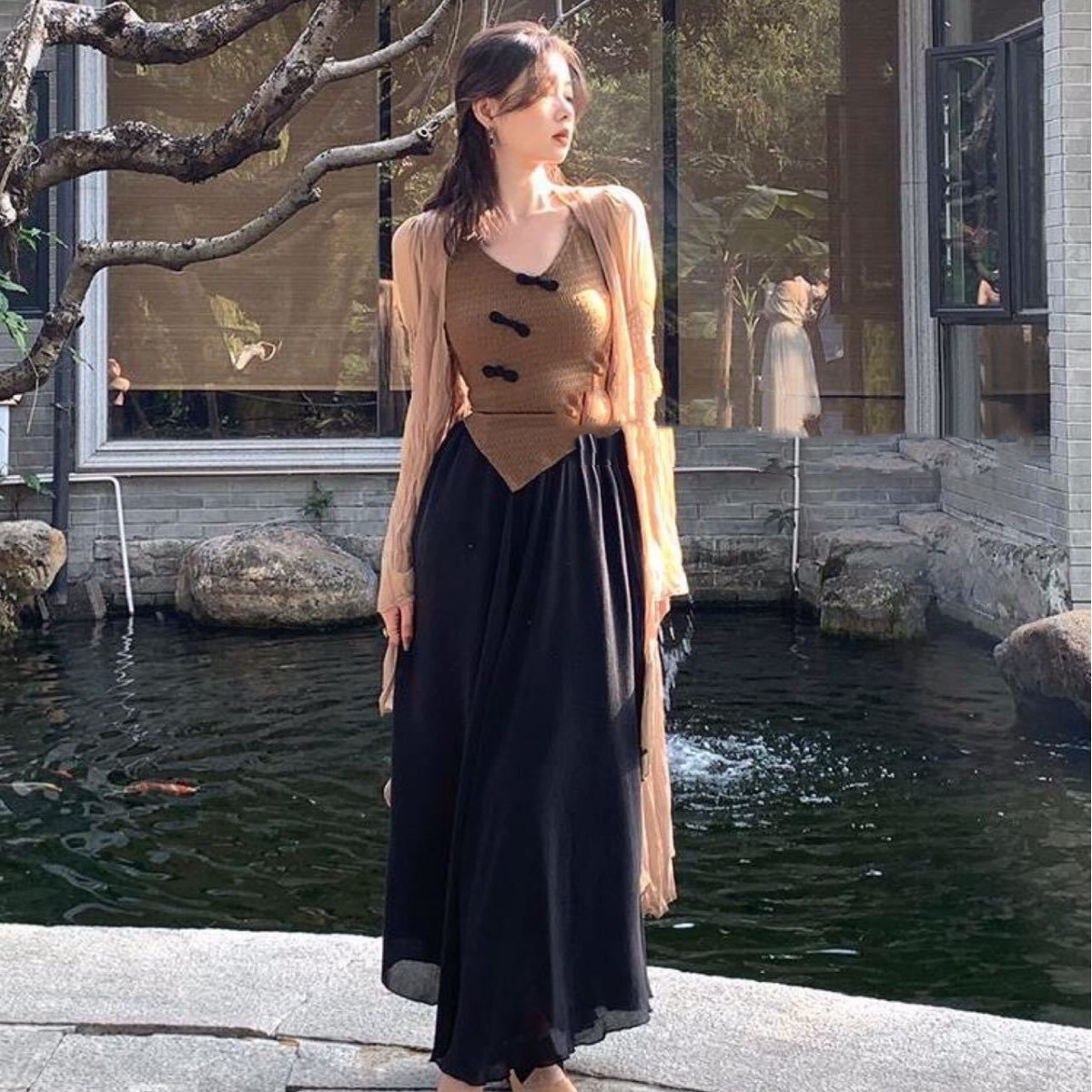 Retro Spicy Girl Mini Camisole Vest