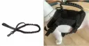 Black Chest Strap And Leash