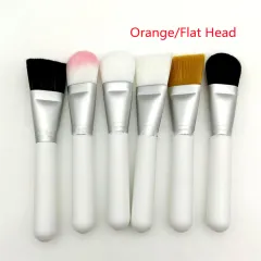 Beauty Salon Lint-free Mask Blending Tartaric Acid Large Body Brush Fiber Wool - Matte Silver - View 1
