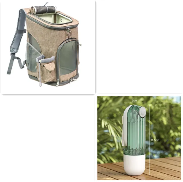 2 In 1 Pet Water Cup Segment Design Green Dog Walking Portable Drinking Cup Dog Feeding Supplies Pet Supplies Dog Walking Water Feeder Pets Product... Green Set - Shop at LoveMi