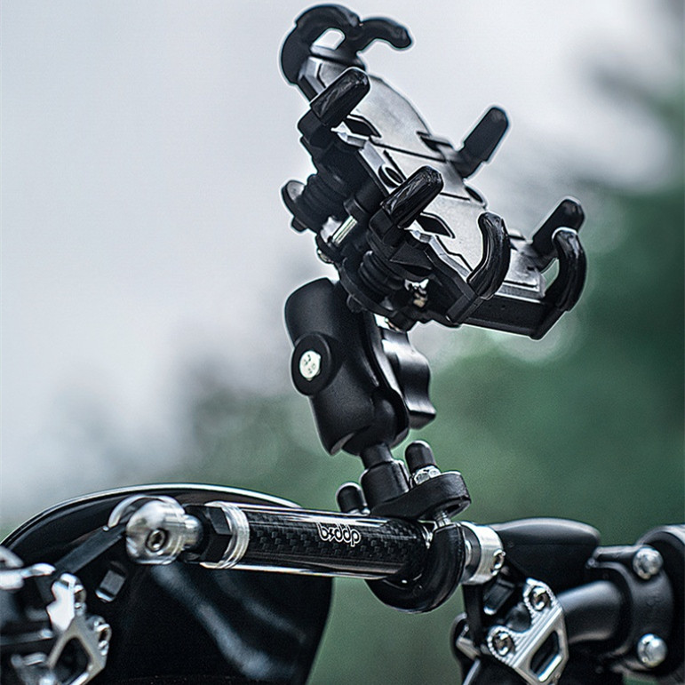 Motorcycle Shock Absorption Shockproof Mobile Phone Bracket Navigation Eight Claw - Image 13