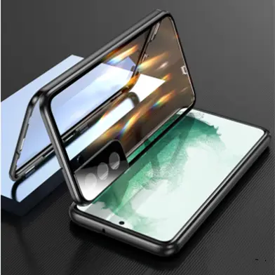Snap On Magnet King Glass Protective Mirror Phone Case