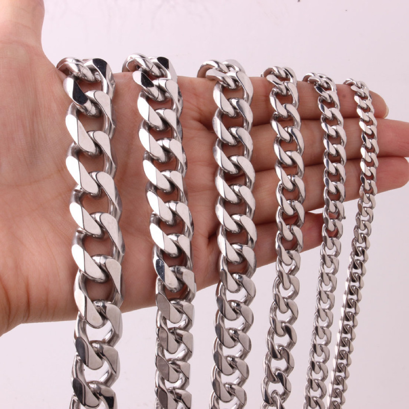 Steel Color Bracelet With Six Sided Grinding Cuba