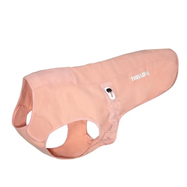 Dog Antibacterial Deodorant Cotton padded Coat Pink - Shop at LoveMi