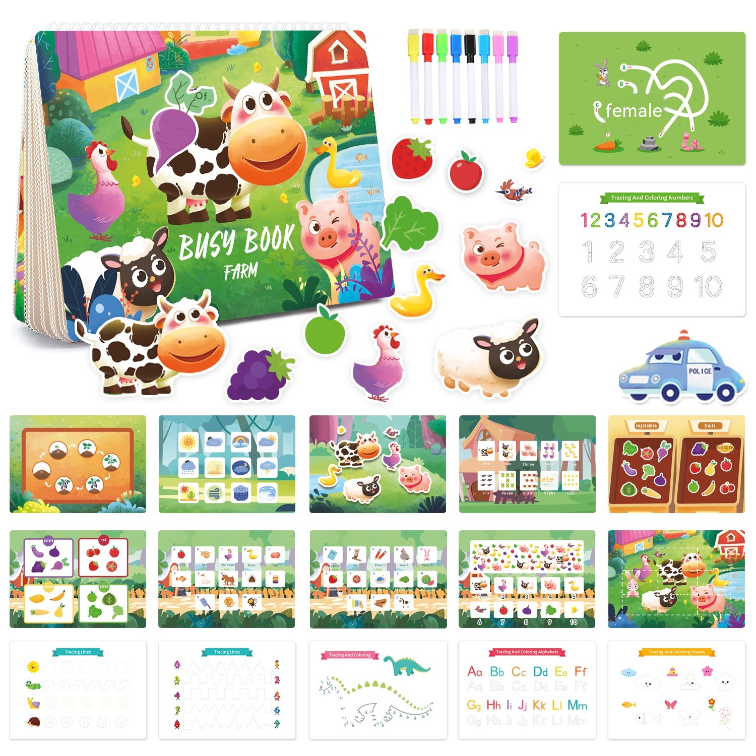 Farm Theme Busy Book