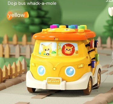 Yellow Bus Hit Land Mouse