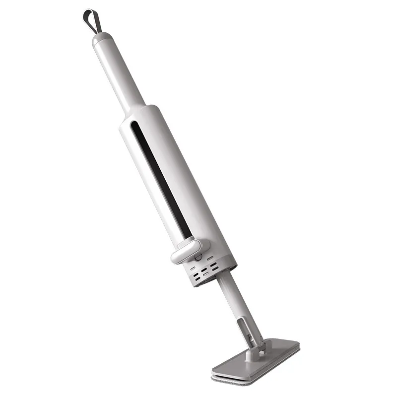 Rotatable Self-Squeeze Mini Mop With Crevice Brush Hand Wash-Free Flat Squeeze Mop With 2 Reusable Microfiber Pads, Microfiber Mop For Wet Dry Use Self Wringing Flat Mop For Floor Cleaning – image 9