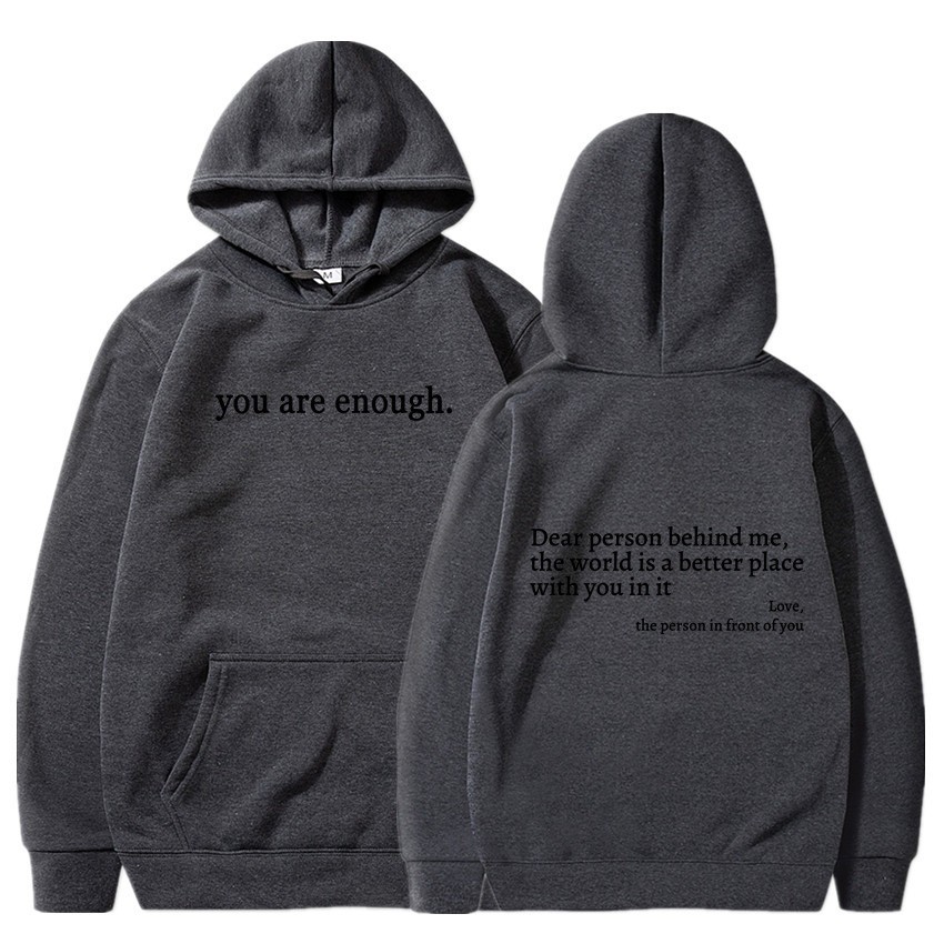 Dark gray black text