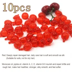Morocco Hair Care Essential Oil Capsules Anti-frizz Hair Mask Soft - Red 1Ml - View 1