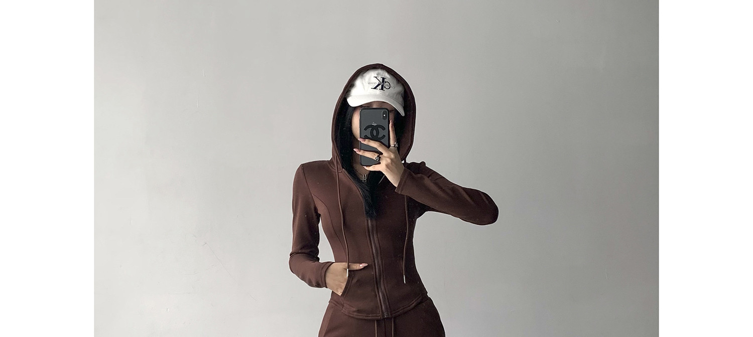 Coffee colored hoodie