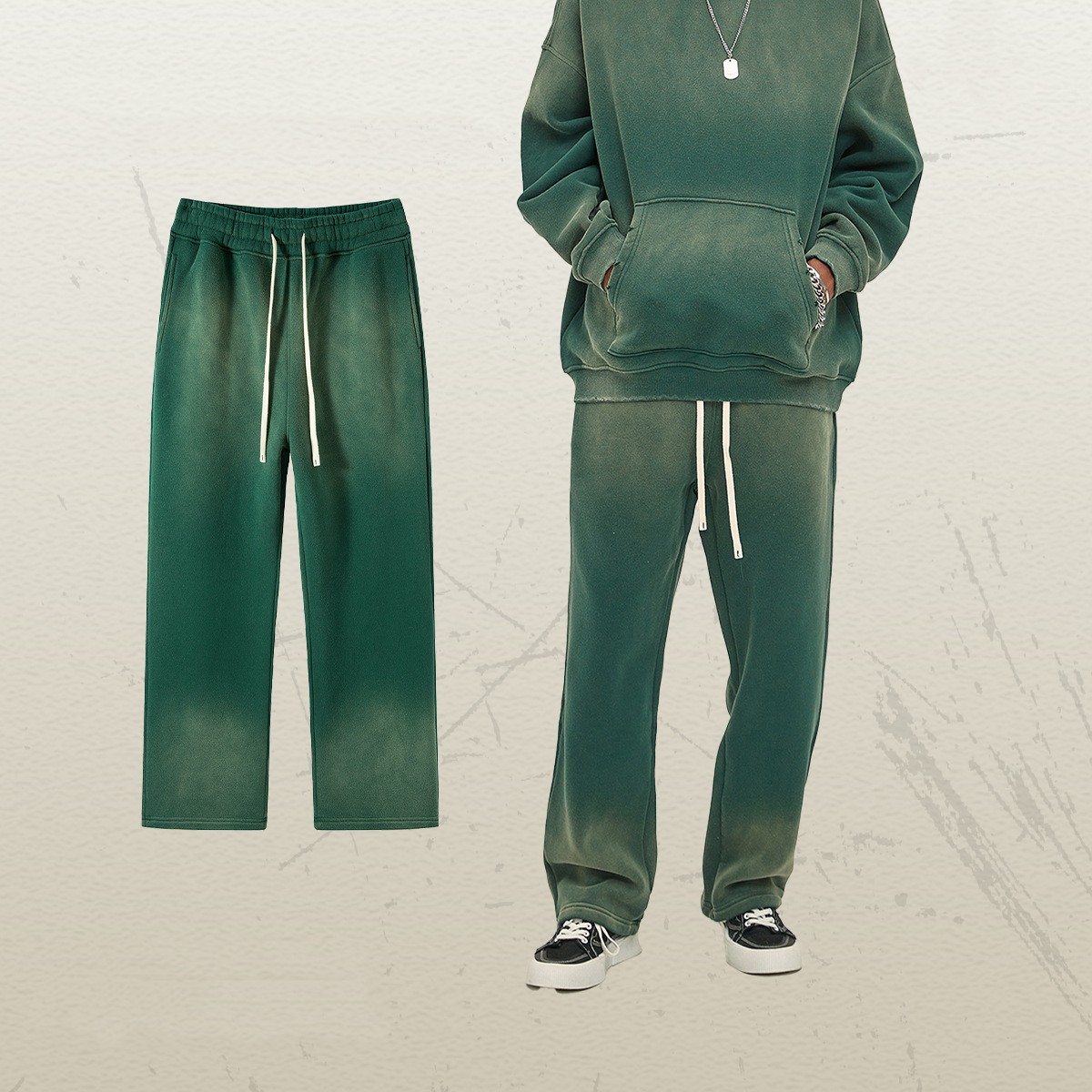 Trousers Forest Green