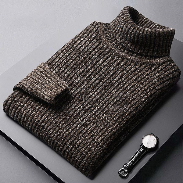 Khaki high collar