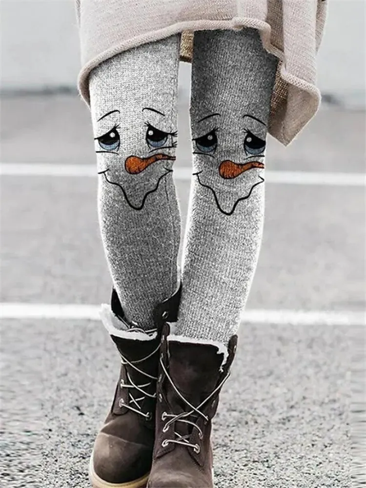 Christmas Leggings European And American Elastic Women - 21Style-L