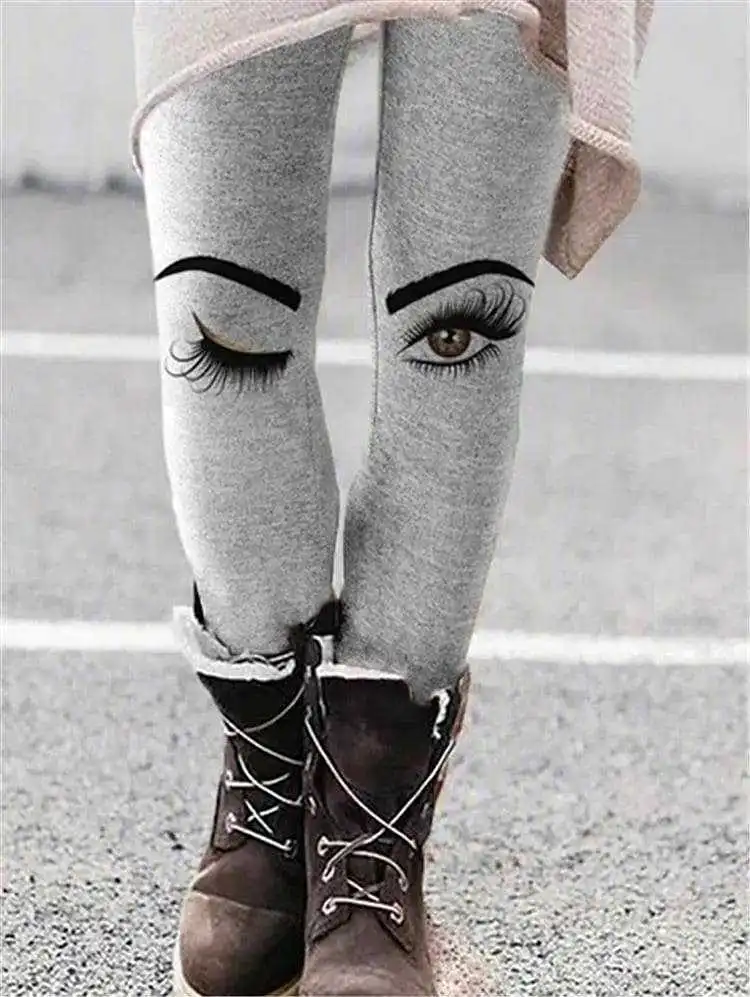 Christmas Leggings European And American Elastic Women - 20Style-S