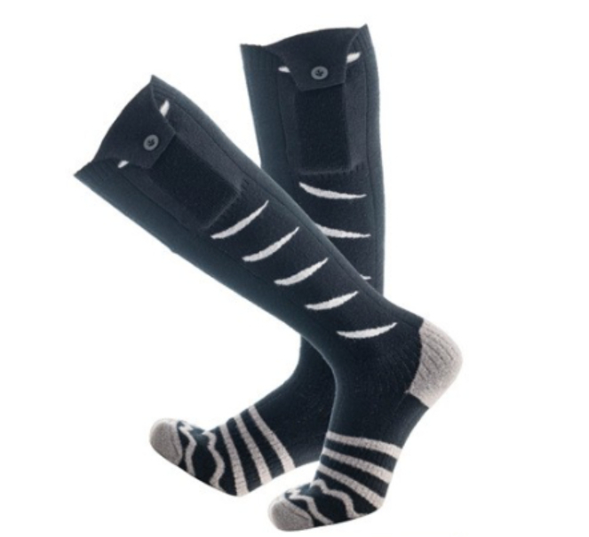 5v Black Heating Socks