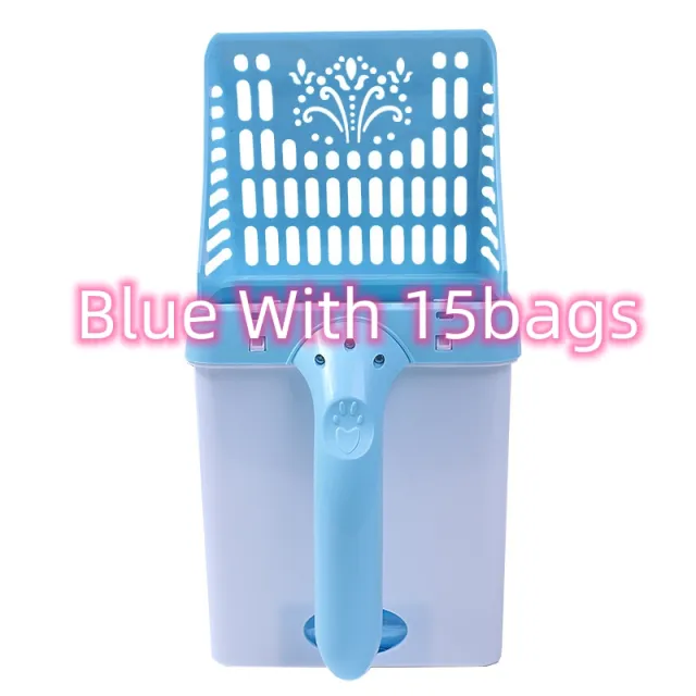 Neater Litter Genie Scooper Cat Litter Sifter Scoop System Kitty Litter Scooper with Extra Waste Bags by Neater Litter Scooper Blue With 15Bags - Shop at LoveMi
