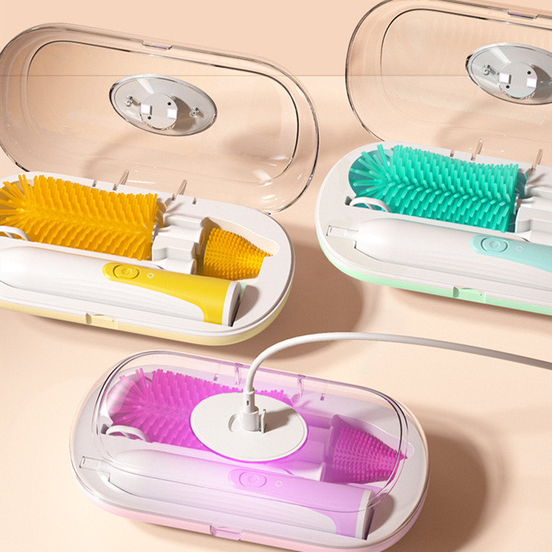 Silicone Nursing Bottle Cleaning Brush For Babies