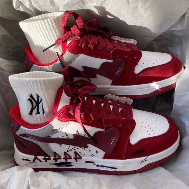 White red
