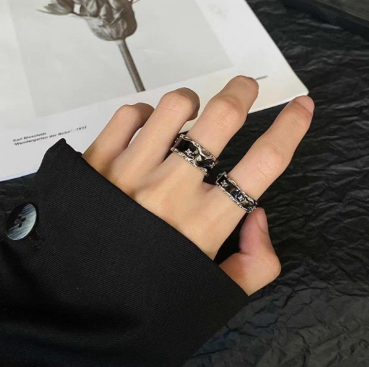 Black rhinestone