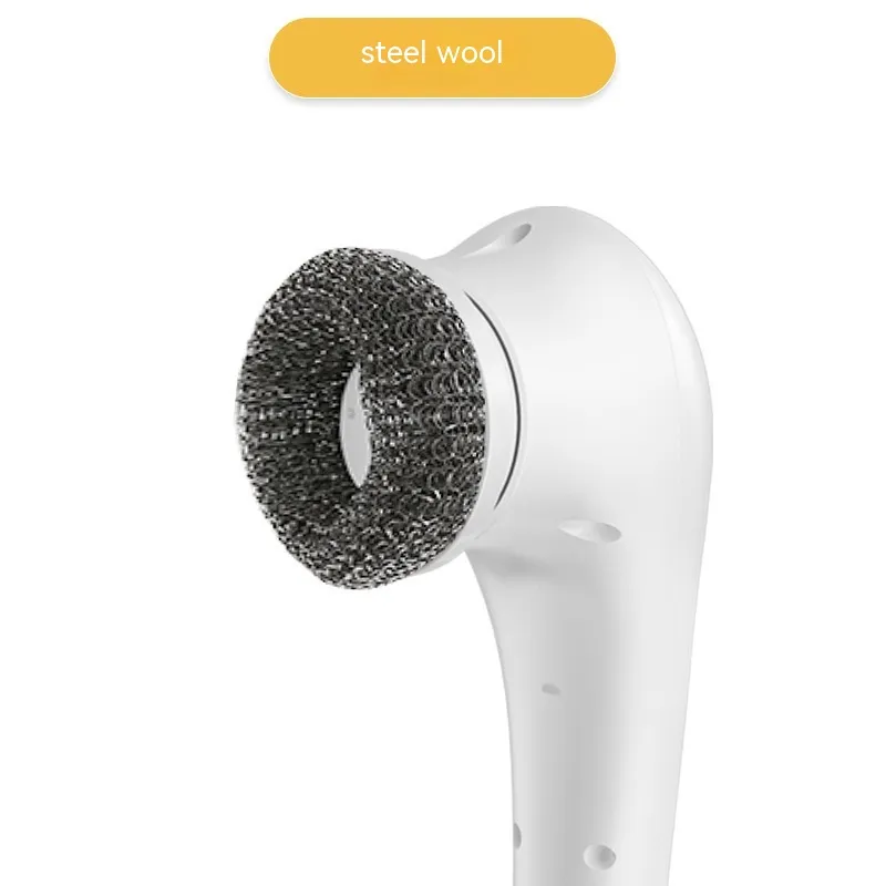Multifunctional Electric Handheld Kitchen Household Dishwashing Brush Handheld Scrubber Bathtub Sink Bathroom Kitchen Tile Cleaning Tool Drill Brush Set With 5 Heads – image 9