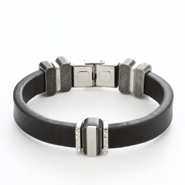 Diamond Bead Bracelet Punk Jewelry Retro Black - Shop at LoveMi
