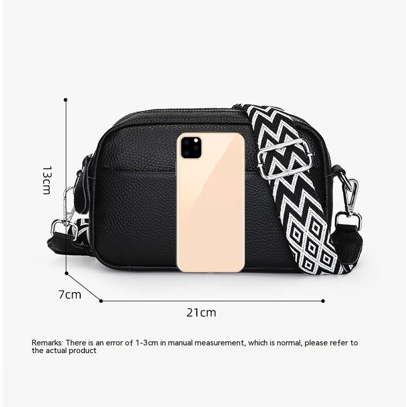 Dropshipping Fashion Simple Shoulder Messenger Bag Top Layer