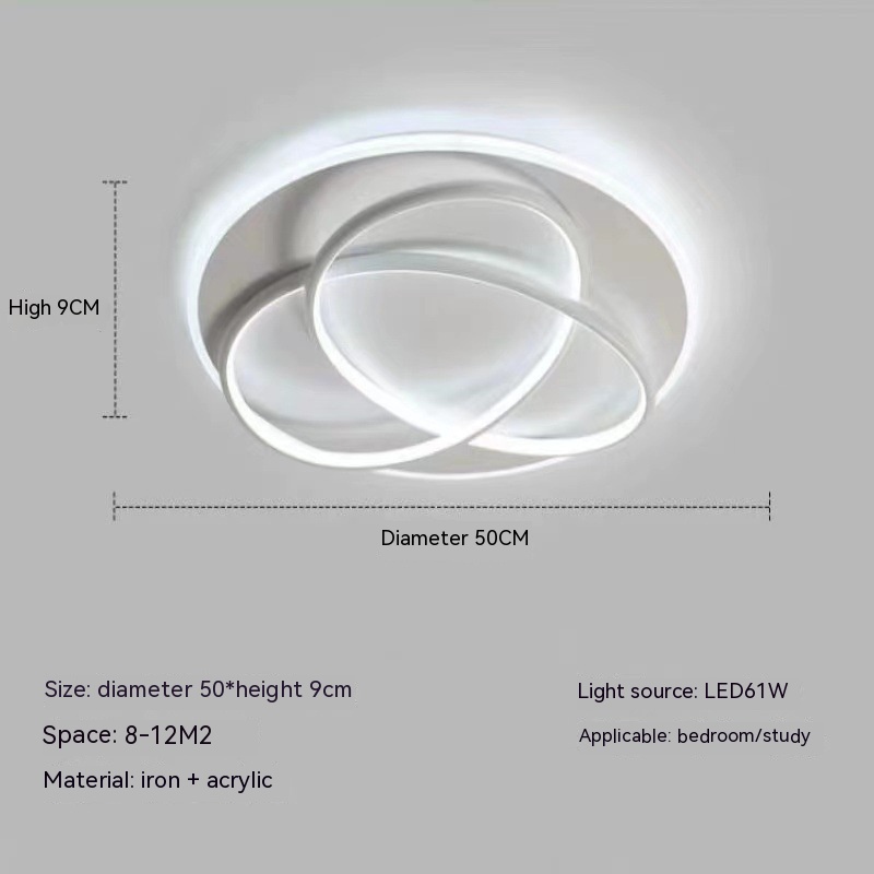 50cm White 61W