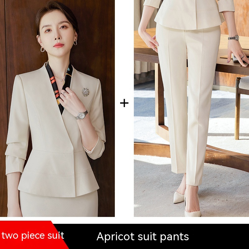 Apricot Suit Pants