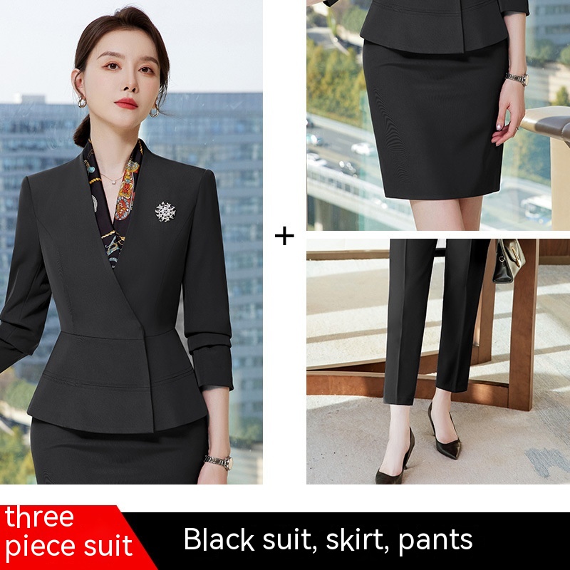 Black Suit Skirt Pants