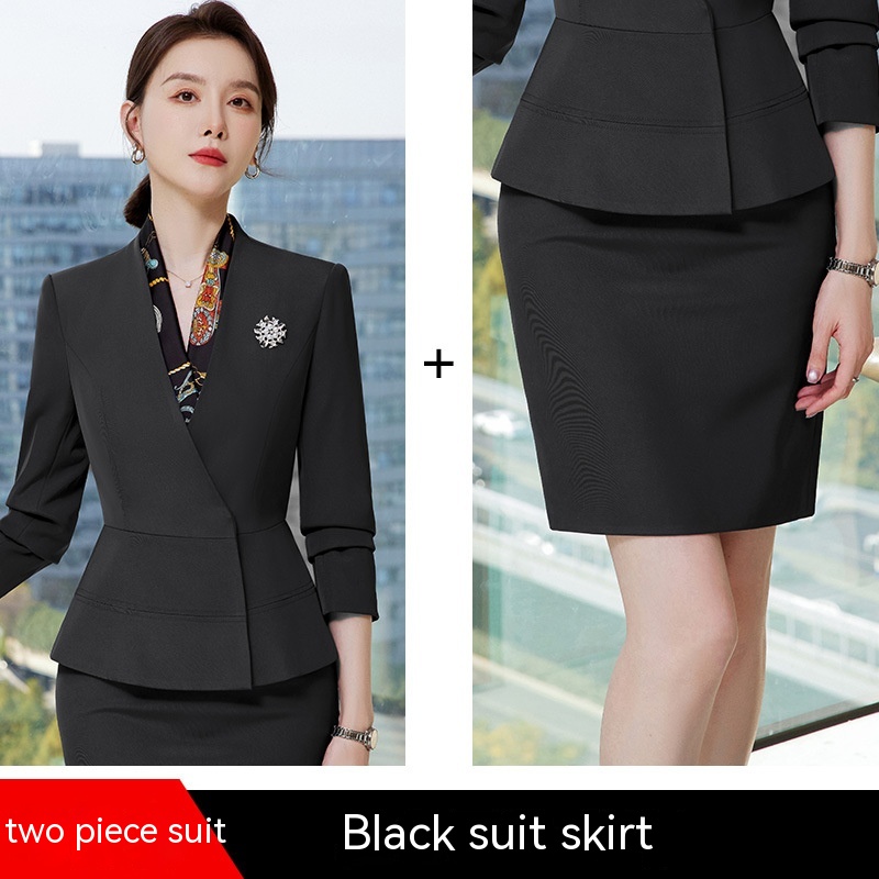 Black Suit Skirt