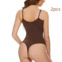 Brown T Back2Pcs