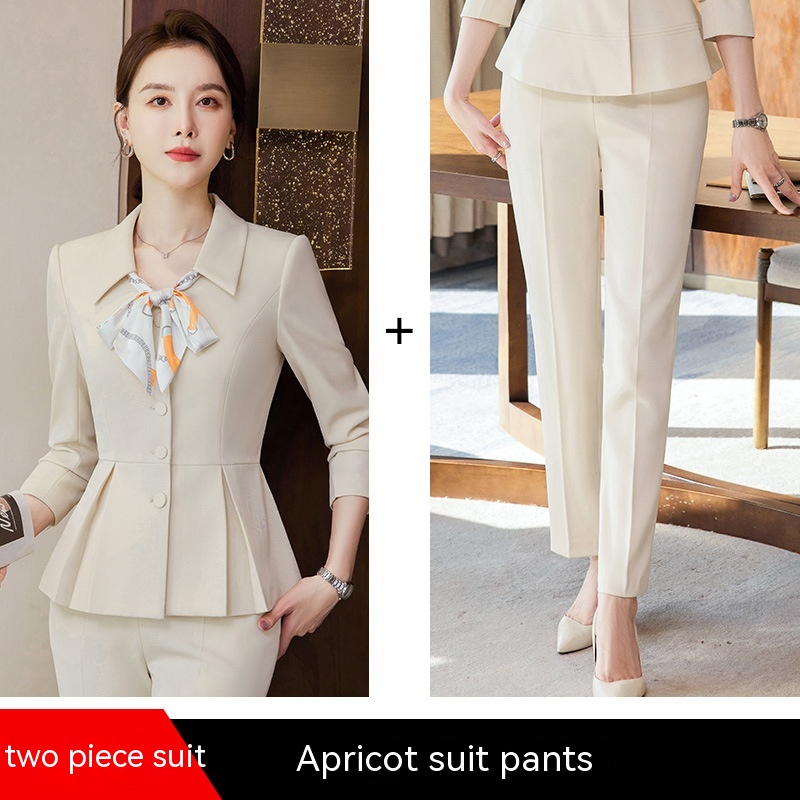 Apricot Suit Pants