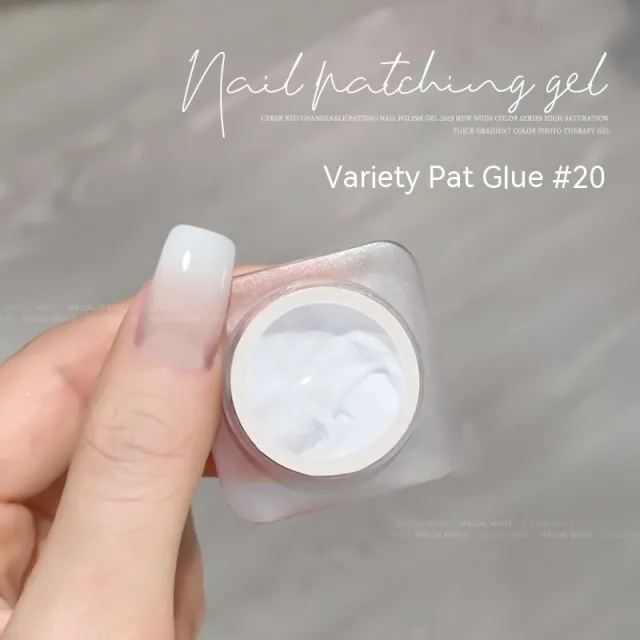 Popular All matching Semi solid Nail Art Variety Racket Glue 20 - Shop at LoveMi