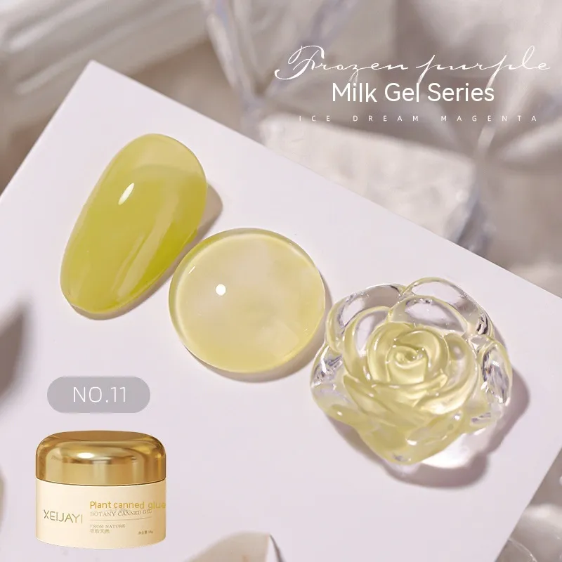 Milk Jelly Solid Color Summer Ice UV Polish - Milk Jelly 11