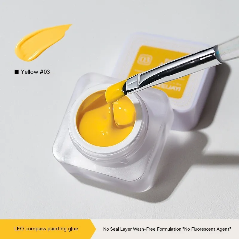 UV Polish Three Primary Colors Painted - Yellow