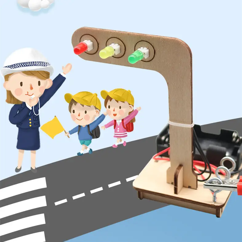 Technology Small Production DIY Traffic Light Children