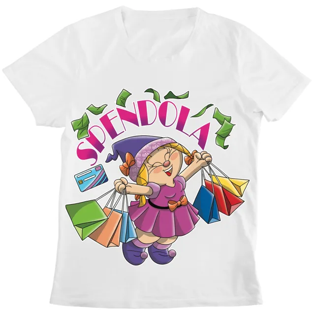 Cotton T shirt Round Neck Short Sleeve Printing White - Shop at LoveMi