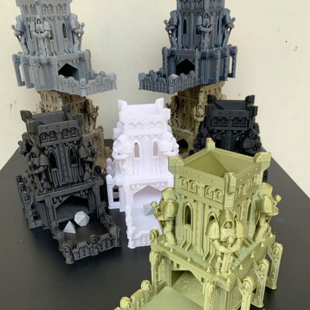 Educational Toys Dice Tower Board Game Props