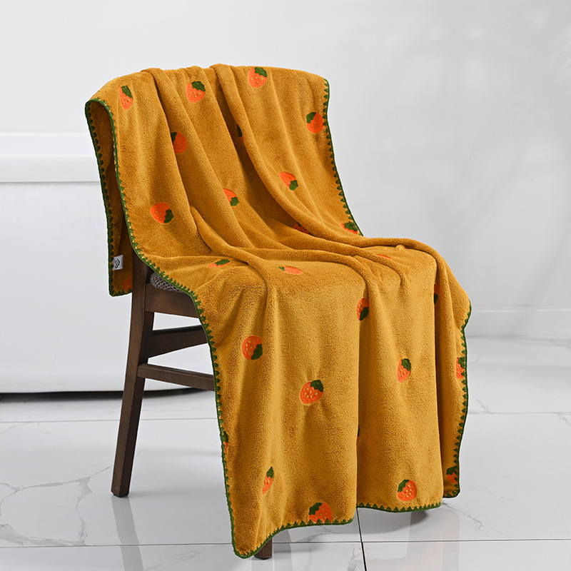 Towel Bath Towel Yellow