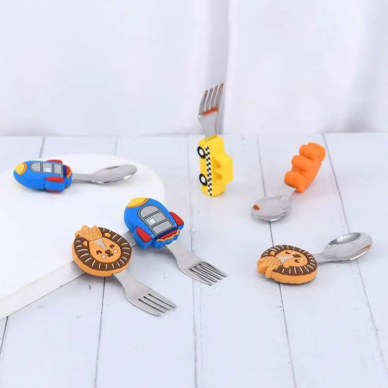 Minimalist Cartoon Children's Silicone Tableware