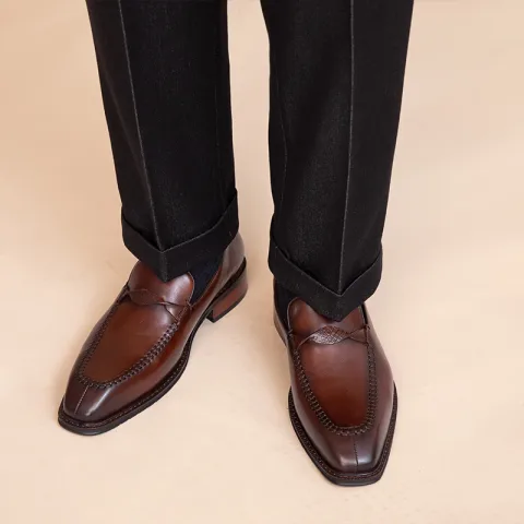 Spring and Autumn Leisure Versatile Leather Shoes for Men