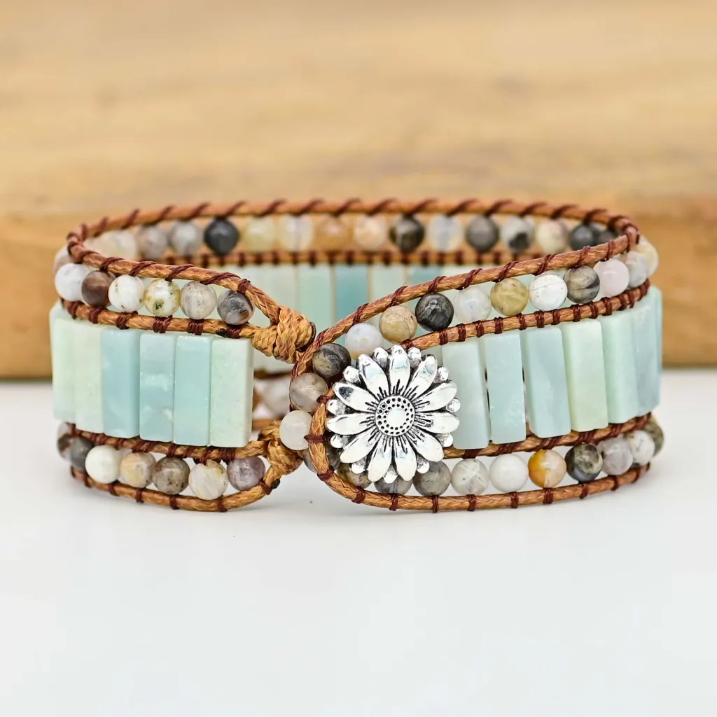 Tianhe Stone Bohemian Style Bracelet - Bracelet