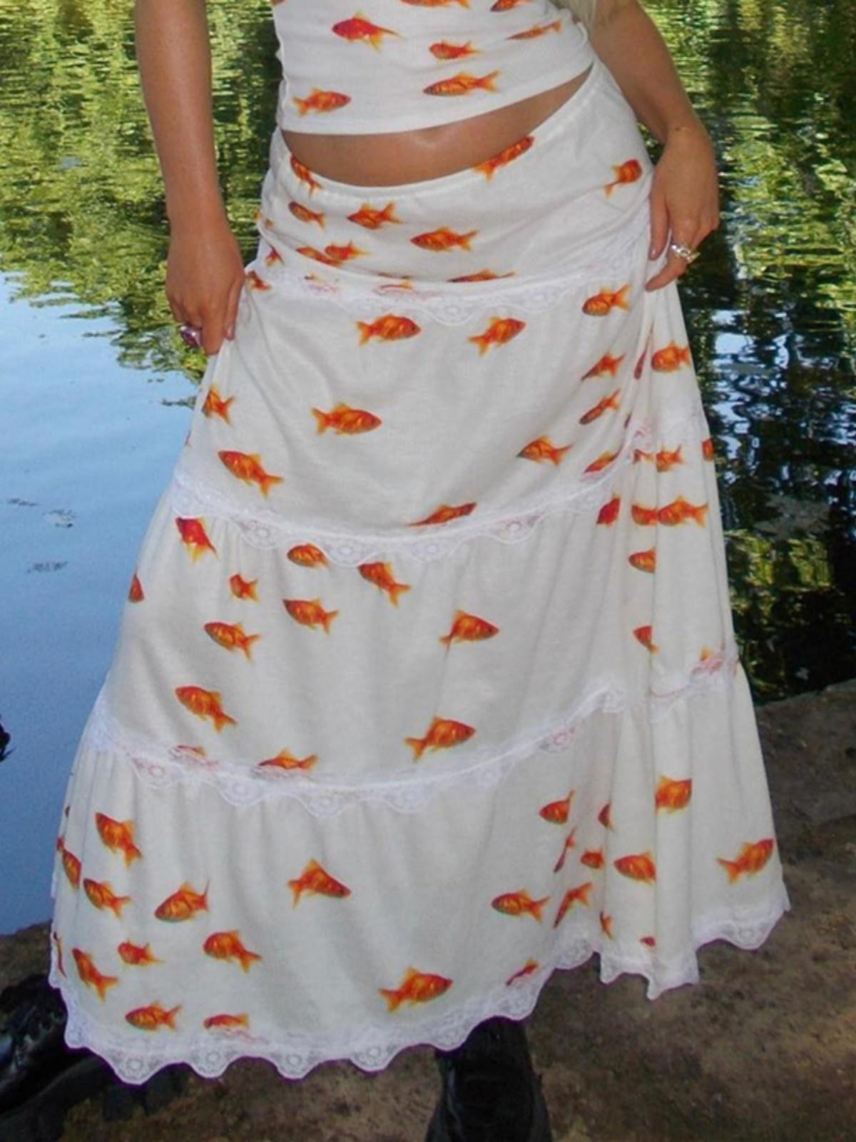 White half skirt